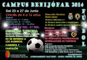 CARTEL CAMPUS FÚTBOL 2014