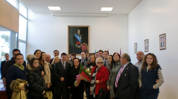 Homenaje al primer alcalde de la Democracia
